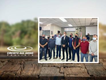 Secretário Executivo de Esportes se reúne com representantes do Circuito das Águas Paulista