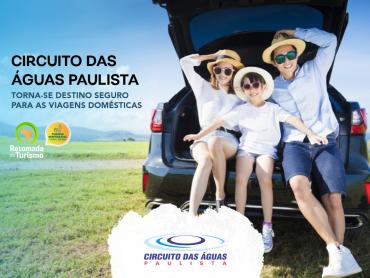 Circuito das Águas Paulista torna-se destino seguro para as viagens domésticas.