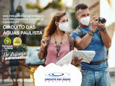 Nos Feriados de Setembro e Outubro escolha e curta as Cidades do Circuito das Águas Paulista