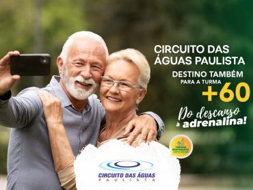 Circuito das Águas Paulista, destino também para a “turma” +60