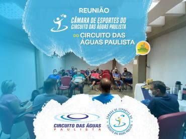 Reunião da Câmara de Esportes do Circuito das Águas Paulista