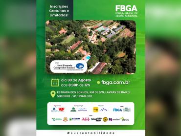 Socorro-SP será palco da edição regional do FBGA - Fórum Brasil de Gestão Ambiental!